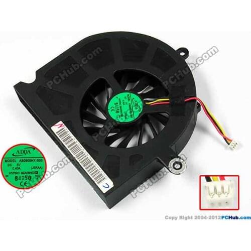 ADDA AB0905HX-S03 JSRAA DC280005CA0 DC 5V 0.40A 85x90x16mm Server Laptop Cooling Fan