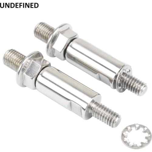 Motorcycle Rearview Mirror Riser Extenders Adapters Mount Screw Bolts Stainless For Honda Kawasaki Suzuki Yamaha MT FZ Universal