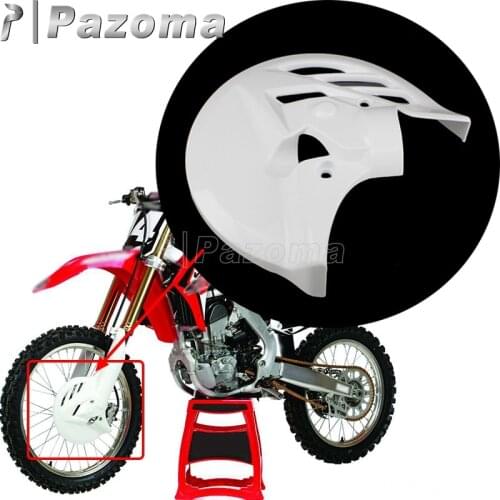 Motorcycle Plastic Front Brake Disc Rotor Cover Guard Protector For Honda CRF250R 2014-2017 CRF450R 2013-2016 Motocross Enduro