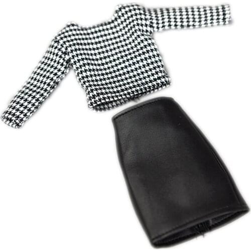 30cm Doll Dress Fashion Casual for Blythe doll suit for licca For Barbie Doll Accessories Baby Toys Best Girl' Gift