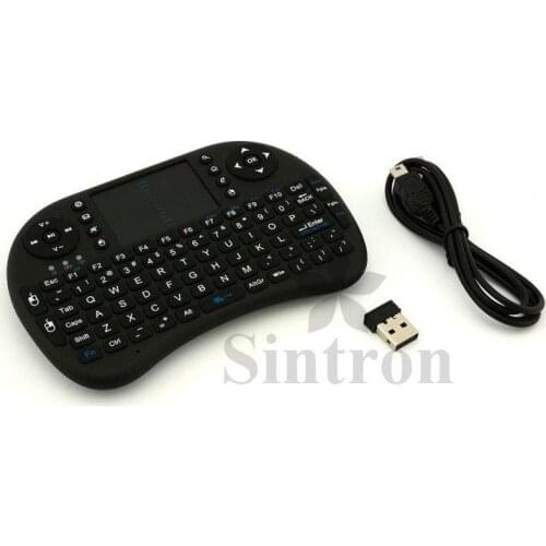 [Sintron] Free shipping!! Mini i8 Wireless Rechargeable Keyboard Touchpad Fly Air Mouse for Raspberry Pi, Smart Android TV Box