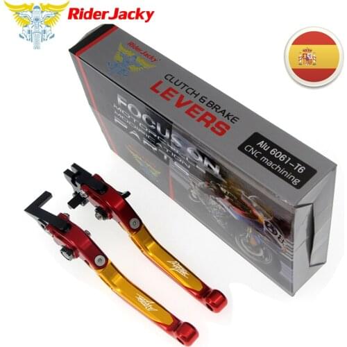 Spain Flag color For Honda CRF1000L African Twin 2016-2018 Brake only Motorcycle CNC Folding Extendable Brake Clutch Levers