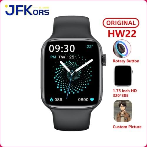HW22 Smart Watch Men Women Bluetooth Custom Watch Face Smartwach For IOS Android PK IWO 13 12 AK76 W26 W46 Series 6 reloj
