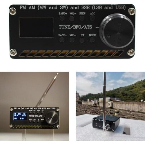 SSB (LSB and USB) Radio Receiver 3.5mm Audio Output with Lithium Battery