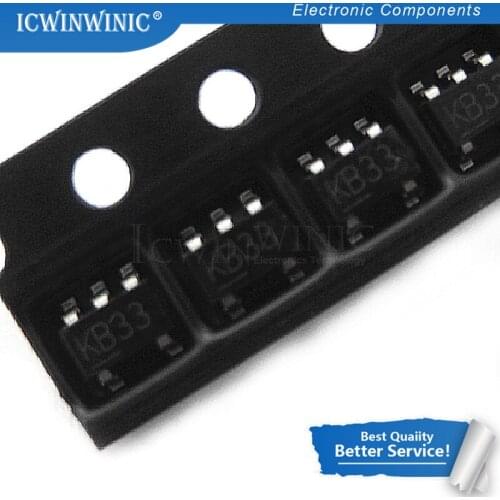 10piece 5205 MIC5205-3.3YM5 KB33 screen SOT23-5 package LOD regulator original authentic In Stock