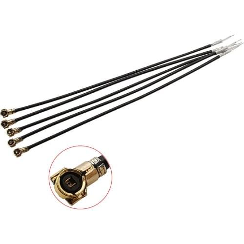 100Pcs IPEX4 MHF4 Female Connector UFL MHF4 VI IPX IPEX Pigtail Cord 0.81mm 4th OD 0.81mm Solder for PCI WiFi Card Wireless