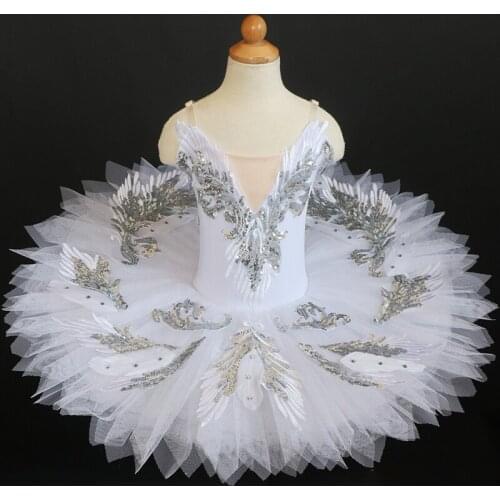 2021 Professional Ballet Costume Solo Dance Tutu Dress Royal Blue Velvet Bodice with Pancake Skirts blue swan blue tutu skirt