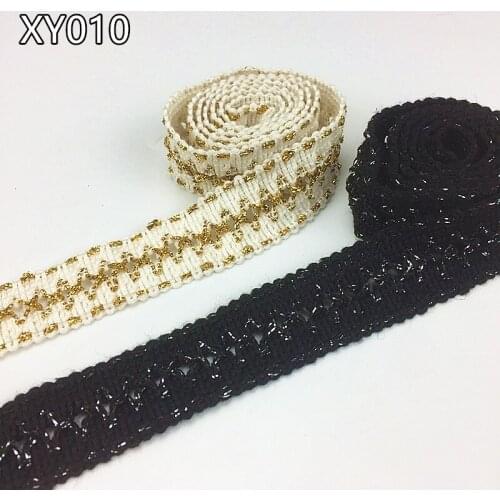 50y bulingbuling lace trimming ribbon sewing lace knitted fabric handmade DIY craft jewelry XY010