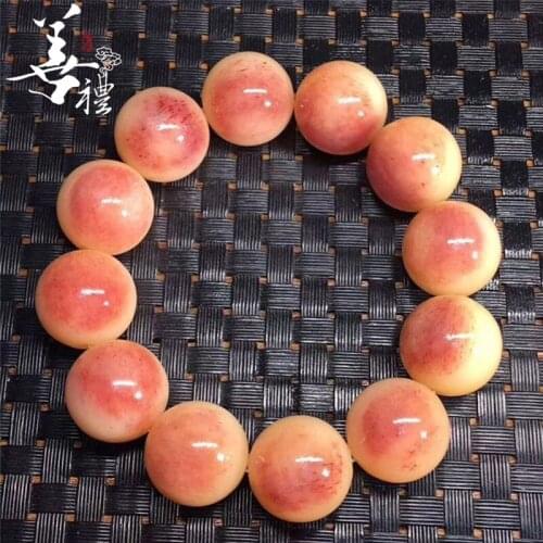 Authentic natural camel bone bracelet beads tadpole pattern beads rosary national style big cat bone collection medicinal value