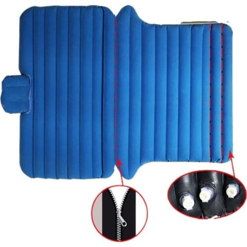 Car Travel Bed Inflatable Foldable Twin Mattress Air Mattress Bed Sofa Camping Outdoor Cushions Couch Backseat Accessories