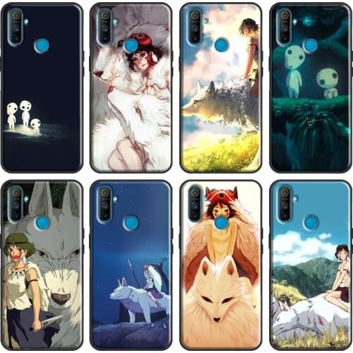 Anime Princess Mononoke Cover For OPPO Realme C3 C11 C15 XT 5 6 7 X2 X7 Pro GT Case For OnePlus 8 Pro Nord 7T 8T Cover