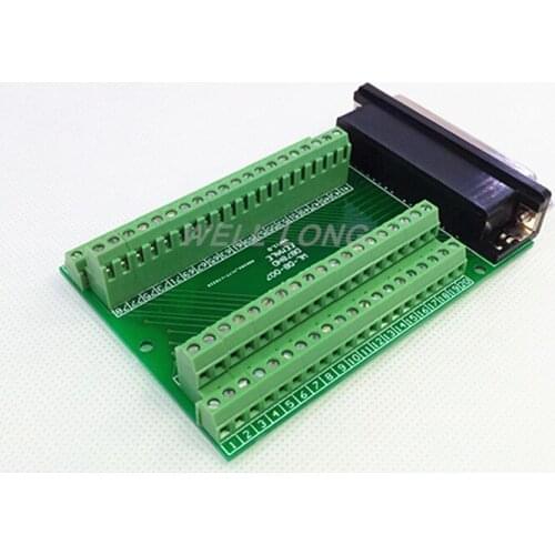 DB78 Female Breakout Board, DSUB Header Breakout Board, Terminal Block DSUB Module