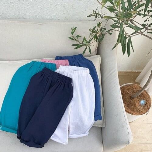 Childrens clothing boys casual pants 2021 new spring and autumn models 1-6 years old childrens little boy trousers