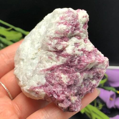 Beautiful Natural Green Pink Tourmaline Crystal Mineral Association Rough Stone Specimen Crystal Rock Stones Original Mineral