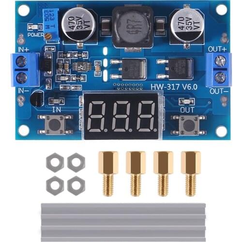 LTC1871 DC DC Step Up Booster Converter 3-35VDC to 3.5-35VDC + LED Voltmeter DC-DC Step Up Module Power Supply Voltage Regulator