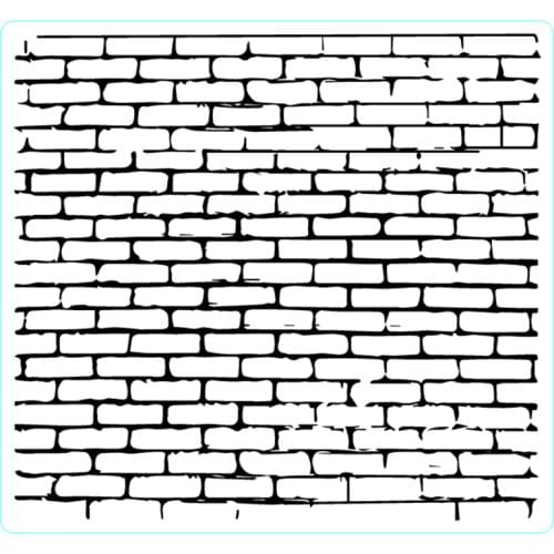 Mini Background Stamps Small Transparent Silicone Brick Stamps Scrapbooking Geometric Border Stamps