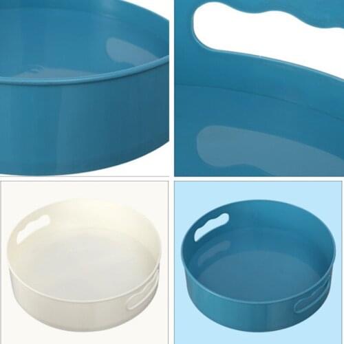 Multifunctional Non-slip Rotating Storage Tray Kitchen Bathroom Cosmetic Food Bottle Organizer Divider Tray Storage Dropship