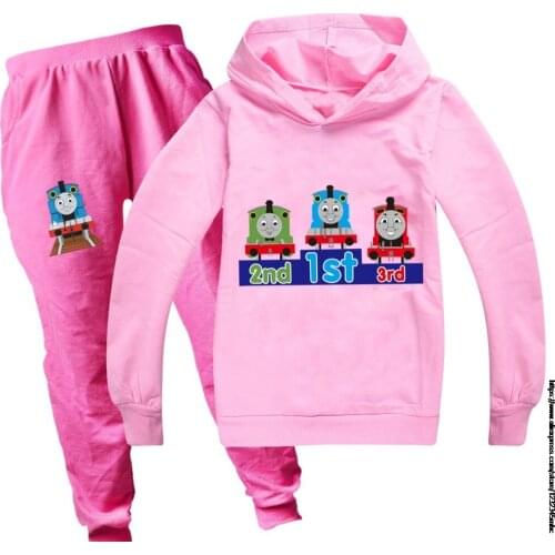 Girls Clothes Baby Long Sleeve Hoodies T Shirt+Pants for THOMAS Girls Boys Spring Set Outfits Girls New Years Clothes Sets
