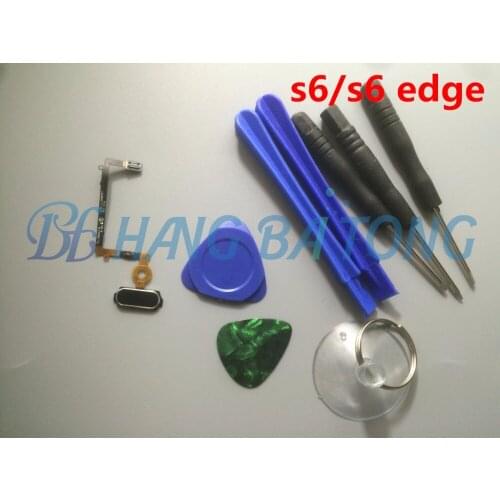 Original Home Button Menu Keypad Key Flex Cable Replacement For Samsung Galaxy s6 edge G9250 G9250F S6 G920 Phone Back Key Parts