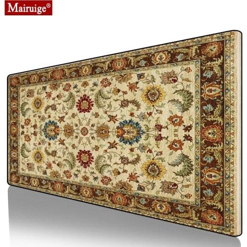 Persian Rug Mouse Pad XXL Bohemian Gamer Desk Mat Large Keyboard Pad Gaming MousePad 90x40cm/80x30cm for Laptop Table Pads