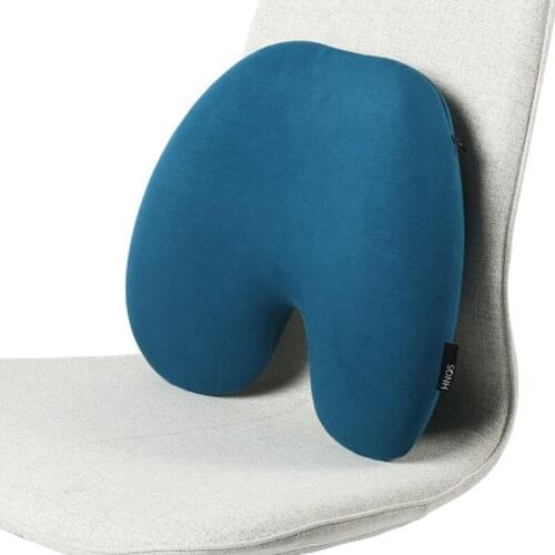 Back Pillow chair pillow Memory Foam Waist Cushion Pillow for Chairs Home Office Pregnant Protect The Lumbar Spine