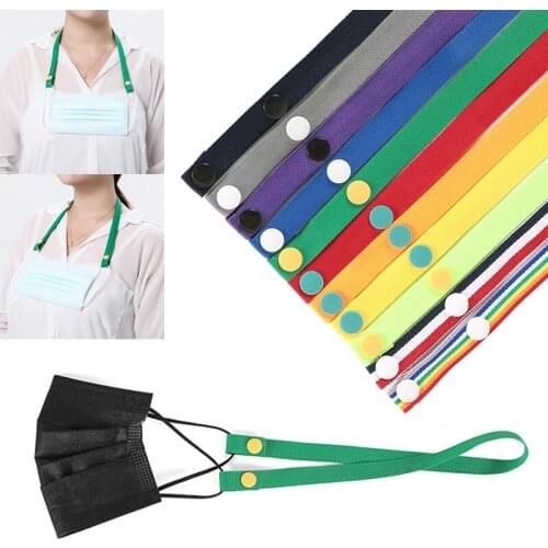 Fibers Rope Adjustable Face Masks Extension Lanyard Handy Convenient Ear Holder Portable Mouth Maskse Hang On Neck Rope Hooks