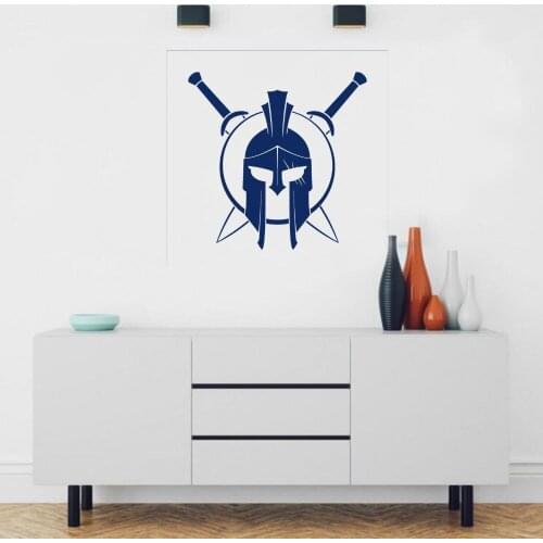 Spartan Gladiator Decal Wall Greek Gods Stickers Home Bedroom Wall Art Decoration Removable A001205