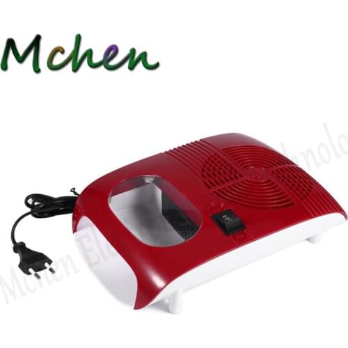 Hot And Cold Air Nail Dryer Fan Blower Manicure For Drying Polish Acrylic Beauty Red Color 110V 220V EU Plug Tool Nail gels Tool