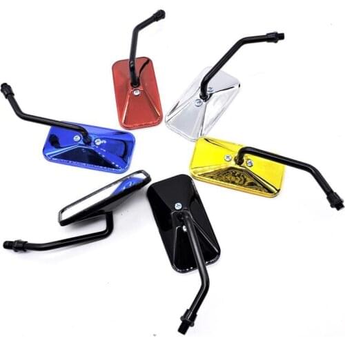 For Electric vehicle Motorbike Outside Rear View Left & Right Side View Mirrors 10MM positive clockwise general purpose