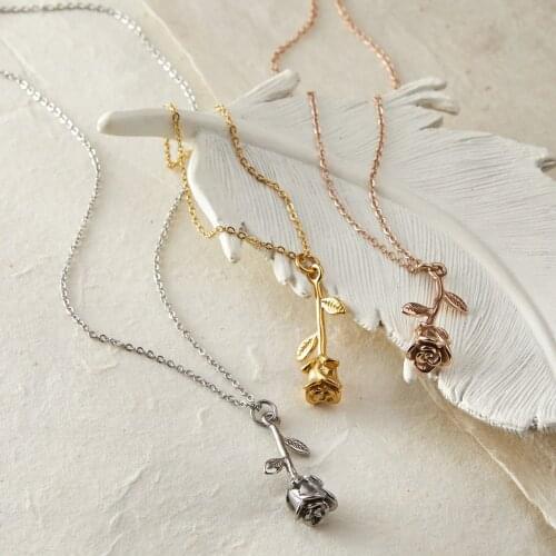 BLOOM NECKLACE V2 | WOMEN Stainless Steel Muslim Pendant 18k gold plated Islamic Pendant Rose Pendant Jewelry Best Gift For Her