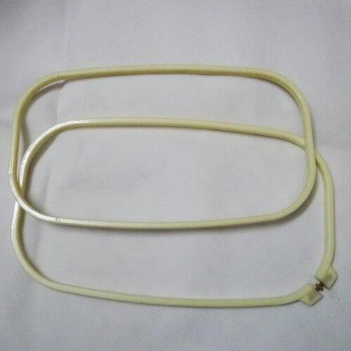 1pc 19*46cm Big Rectangle Embroidery Hoop Nylon Ajustable Hoops Cross Stitch frame Machine Accessories Sewing Tool