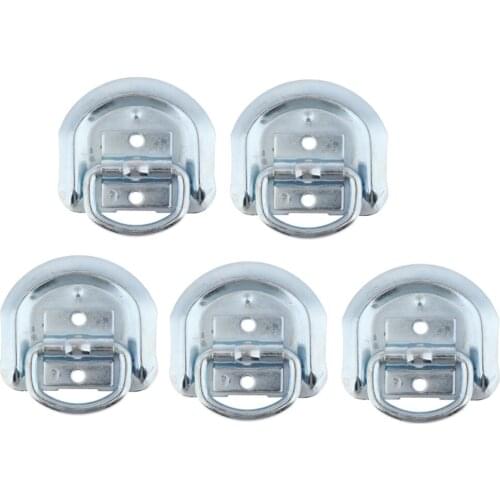 5pcs Metal D Ring Tie-Down Anchor For Load On RV Truck, Trailer