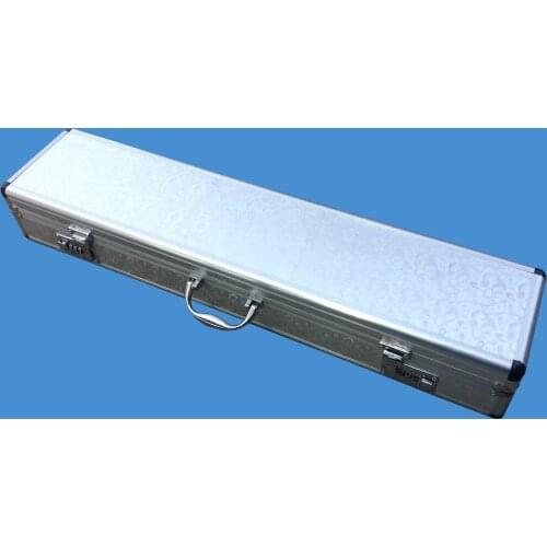 70/80cm Aluminum hand-held Double password lock box can hold four fishing rod fishing Accessories bag