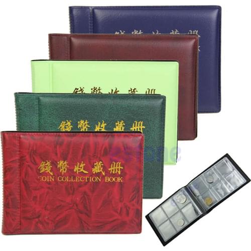 Unique Design Penny Money Pockets 60 Holders Collection Storage Coin Album Book