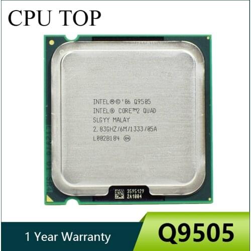 Intel Core 2 Quad Q9505 Quad-Core Processor 2.83 GHz 1333 MHz LGA 775 CPU