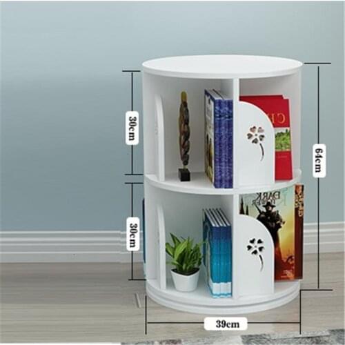 Casa Kid Bookshelf Dekoration Minimalist Wood Rotatable Rotate Home Furniture Librero Modern Libreria Scaffale Book Shelf Case
