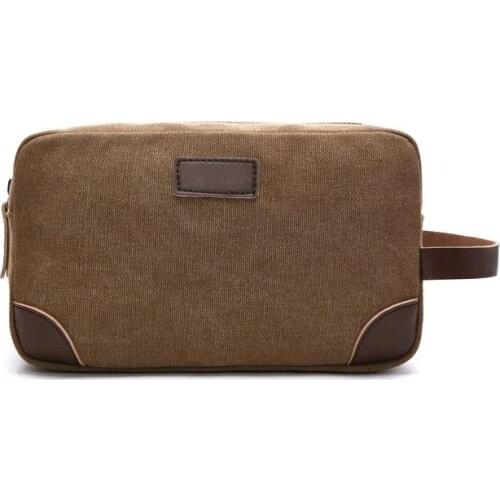 2020 Canvas Travel Bag Toiletry Organizer Shaving Dopp Kit Travel Cosmetic Bag Makeup Men Handbag Casual Zipper Wash Cases Women