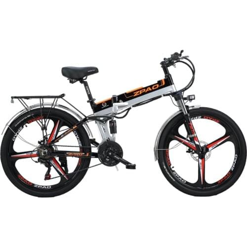 Huakaii 26 Inch Folding Electric Bicycle 48V 350W Motor 21 Speed Mountain Bike Electric Aluminum Alloy Frame electric bike