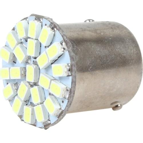 DC-12V 4W Universal White Light Car Turn Lamp Signal Light 1156 Socket 22 Leds 1206 - SMD Brake Light Fit for All Cars