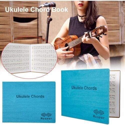 Muspor Ukulele Chord Book No-nonsense Chart Paperback Practice Guide A To Ab Tone For Ukulele And Guitar Lovers Beginners