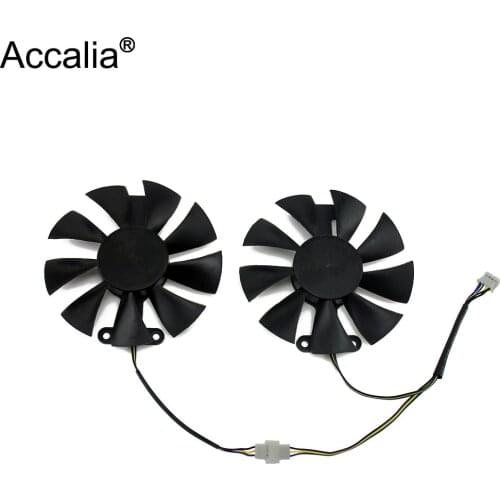 Red Devil RX470 RX480 RX580 GPU Cooler Cooling Fan For PowerColor Radeon Red Dragon AX RX 480 470 580 Video Cards As Replacement