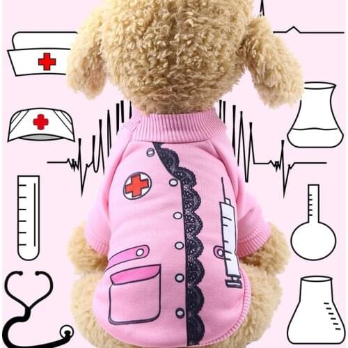 SHOP Winter Warm Pet Dog Clothes Cartoon Pet Costume Cute Dog Clothes Sweatshirt for Small Dogs Coat Ropa Para Perro XS-XXL