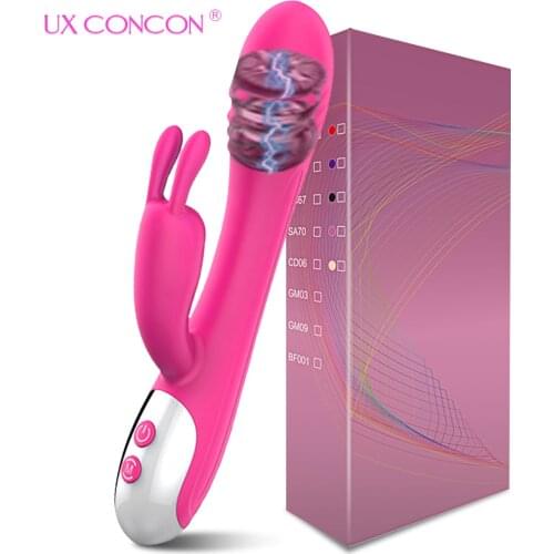 Powerful G Spot Vibrators Sex Toys for Women Adults Dildo Rabbit Vibrator Female Vaginal Clitoral Massager Female Masturbator