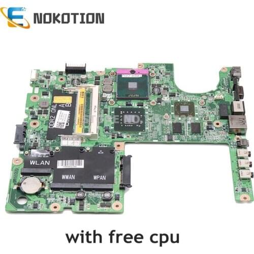 NOKOTION CN-0C235M 0C235M CN-0K313M Mainboard For Dell Studio 1555 Laptop Motherboard PM45 DDR2 HD4500 GPU Free CPU