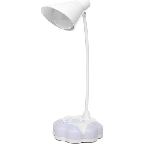 Dropshipping USB Rechargeable Desk Light Touch-Control 16LED Reading Lights Desk Lamp With 3 Levels Brightness Night Mode