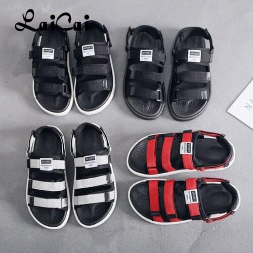 Sandals Mens Summer Slippers Dual-Use Beach Shoes Man Leisure Sandal Fashion Trend Couples Flip-Flops Outdoor Wear