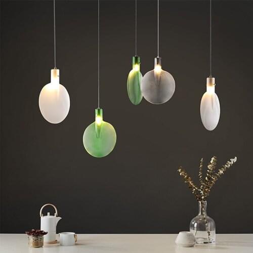 Modern Led Pendant Lights Indoor Lighting Dining Room Lamp Black Minimalist Pendant Lamps Home Decoration Lighting E27 S lampen