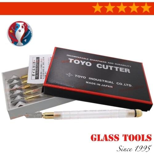 6pcs/lot TC-10 TOYO Glass Cutter for straight cutting/OIL CUTTER
