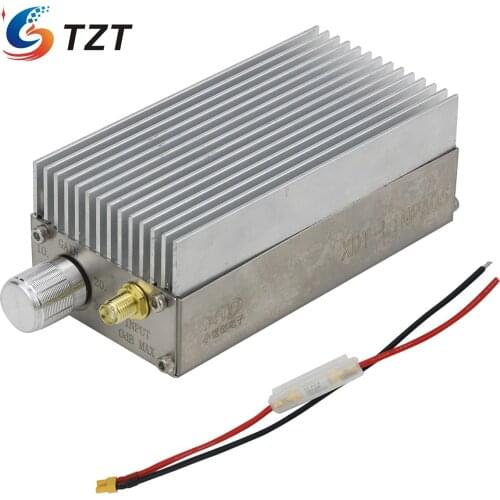 TZT XDT-LINPA05 200MHZ Linear Power Amplifier SDR Drive Signal Source VHF Shortwave 7W Adjustable Gain