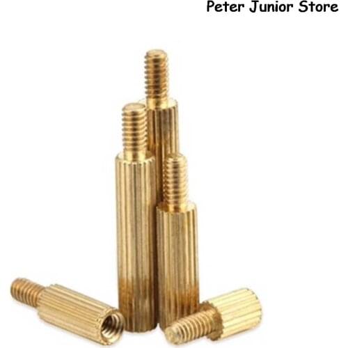 50Pcs m2x(3~40) mm M2 Single Head Spacing Screws Security Surveillance Cameras Pillars Knurled Standoff Space GMN